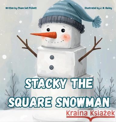 Stacky the Square Snowman Chase Salt Pickett J. N. Bailey 9781736015292 Jennifer Scott - książka