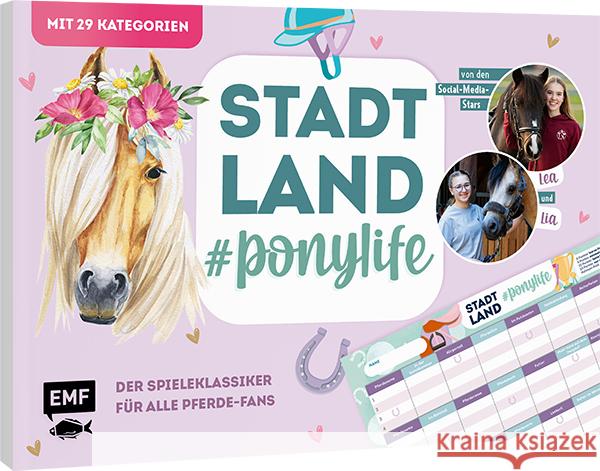 Stadt, Land, # ponylife - Der Spieleklassiker für alle Pferde-Fans Schirdewahn, Lea, Beckmann, Lia 4260478341975 EMF Edition Michael Fischer - książka