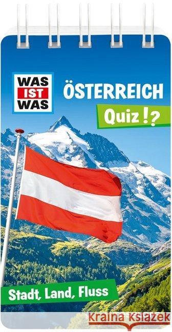 Stadt, Land, Fluss - Österreich : Über 100 Fragen und Antworten! Mit Spielanleitung und Punktewertung Hebler, Lisa 9783788621339 Tessloff - książka