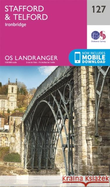 Stafford & Telford, Ironbridge Ordnance Survey 9780319262252 Ordnance Survey - książka