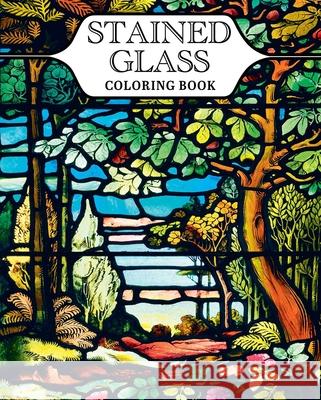 Stained Glass Coloring Book Tansy Willow 9781398869745 Sirius Entertainment - książka