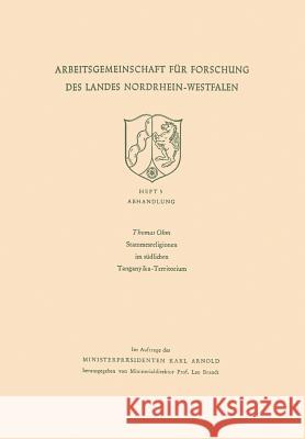 Stammesreligionen Im Südlichen Tanganyika-Territorium Ohm, Thomas 9783663010135 Vs Verlag Fur Sozialwissenschaften - książka