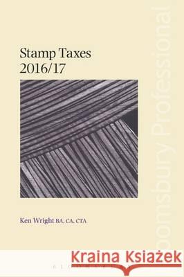 Stamp Taxes 2016/17 Ken Wright 9781784513207 Tottel Publishing - książka