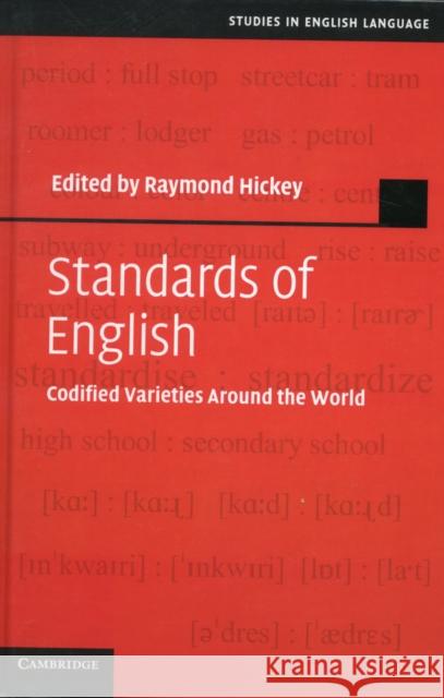 Standards of English Hickey, Raymond 9780521763899  - książka