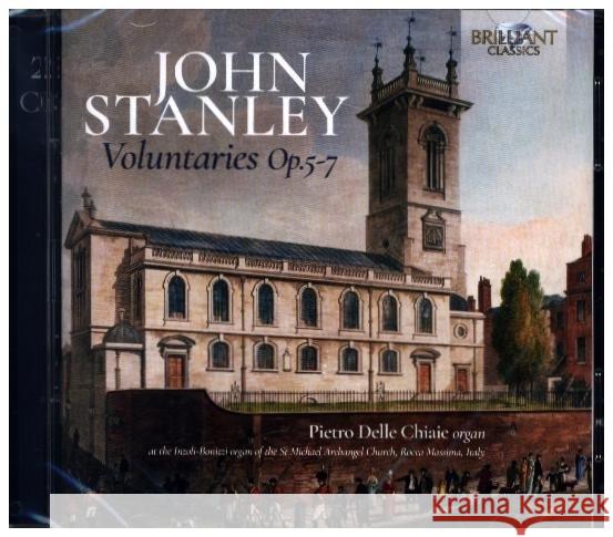 Stanley:Voluntaries Op.5-7, 2 Audio-CD Stanley, John 5028421972305 BRILLIANT - książka