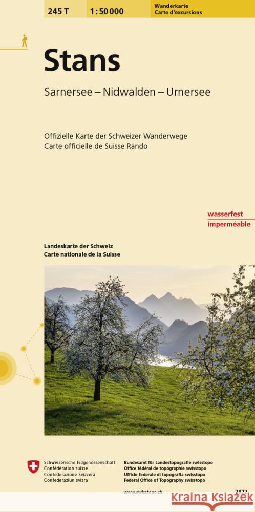 Stans: 2022  9783302302454 Swisstopo, Switzerland - książka