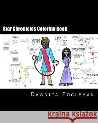 Star Chronicles Coloring Book: Bible Based Study of the Constellations Dawnita Fogleman 9781977743640 Createspace Independent Publishing Platform - książka