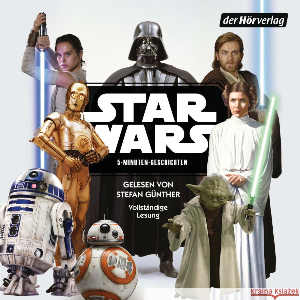 Star Wars 5-Minuten-Geschichten, 1 Audio-CD  9783844544053 DHV Der HörVerlag - książka