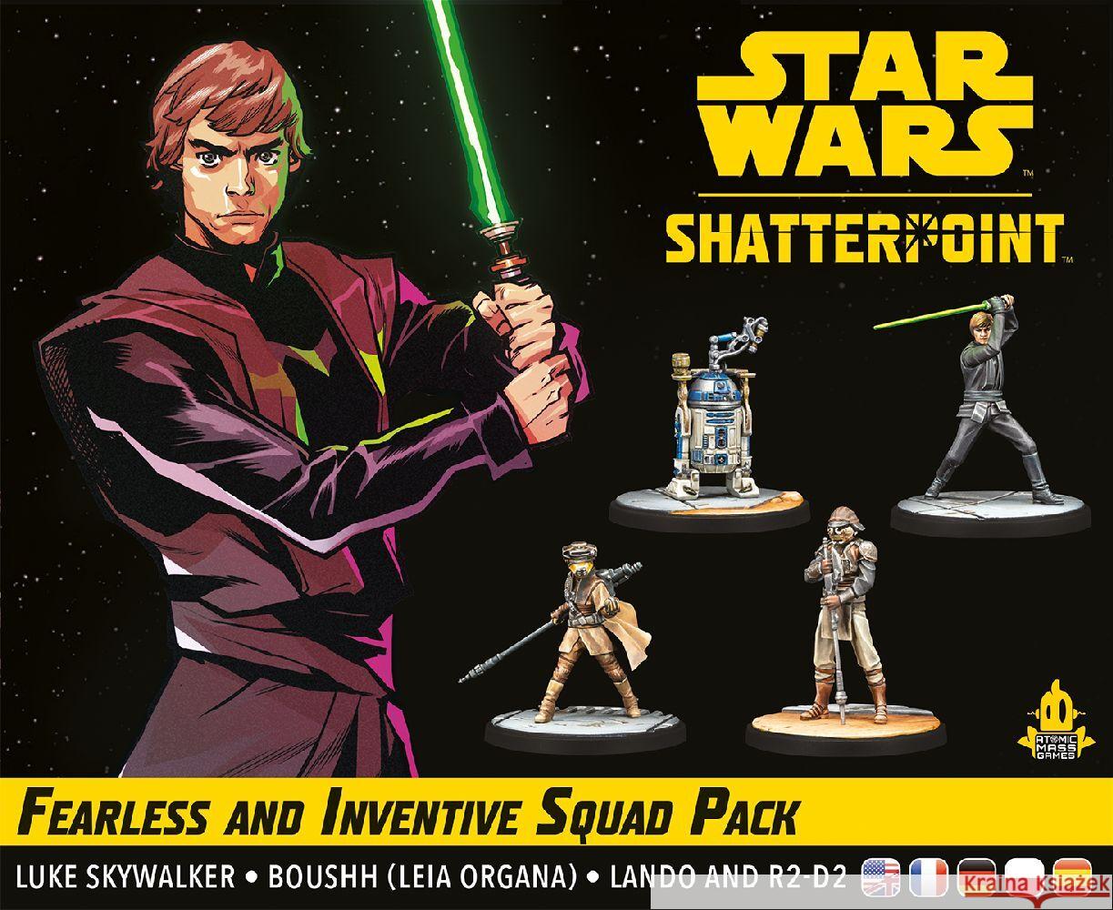 Star Wars: Shatterpoint  Fearless and Inventive Squad Pack Shick, Will 0841333123604 Atomic Mass Games - książka