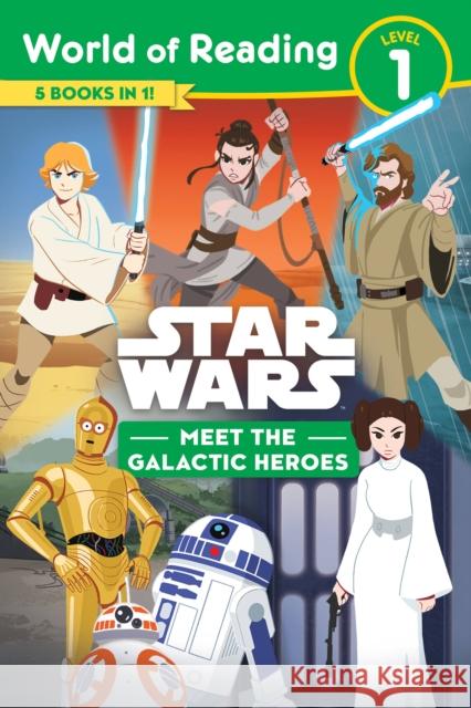Star Wars: World of Reading: Meet the Galactic Heroes (Level 1 Reader Bindup) Lucasfilm Press 9781368063579 Disney Lucasfilm Press - książka