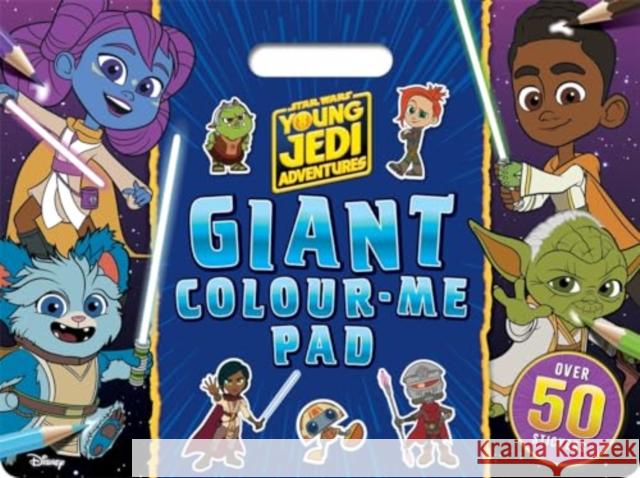 Star Wars Young Jedi Adventures: Giant Colour Me Pad Walt Disney 9781837951895 Bonnier Books Ltd - książka