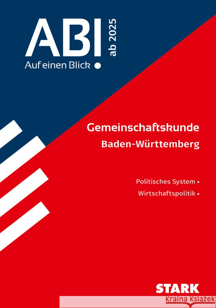 STARK Abi - auf einen Blick! Gemeinschaftskunde BaWü 2025  9783849059880 Stark Verlag - książka