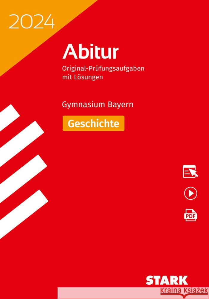 STARK Abiturprüfung Bayern 2024 - Geschichte, m. 1 Buch, m. 1 Beilage  9783849058470 Stark Verlag - książka