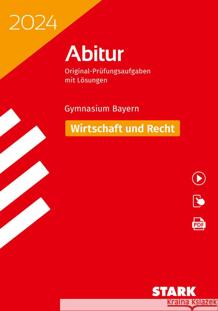STARK Abiturprüfung Bayern 2024 - Wirtschaft/Recht, m. 1 Buch, m. 1 Beilage  9783849058487 Stark Verlag - książka