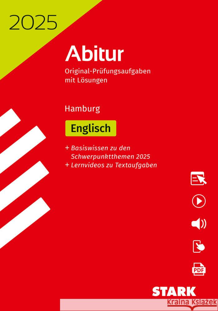 STARK Abiturprüfung Hamburg 2025 - Englisch, m. 1 Buch, m. 1 Beilage  9783849060084 Stark Verlag - książka