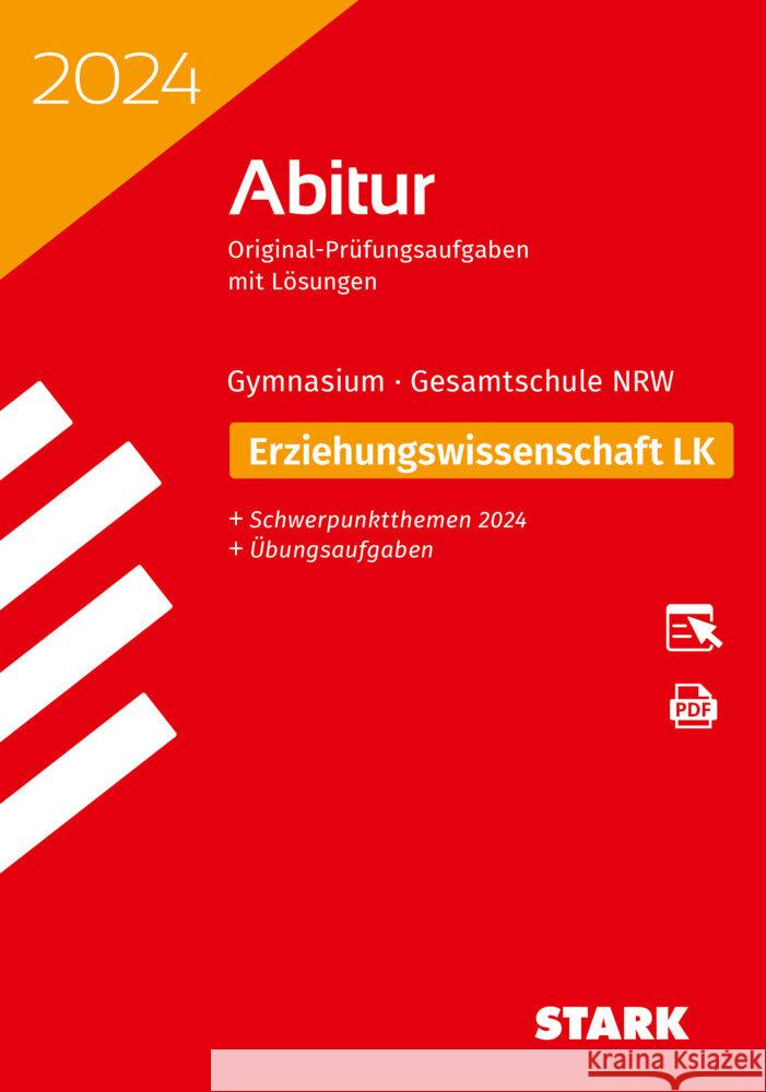 STARK Abiturprüfung NRW 2024 - Erziehungswissenschaft LK, m. 1 Buch, m. 1 Beilage  9783849057503 Stark Verlag - książka