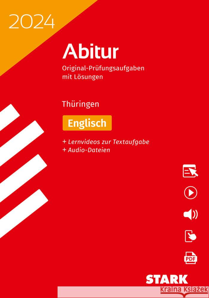 STARK Abiturprüfung Thüringen 2024 - Englisch, m. 1 Buch, m. 1 Beilage  9783849059347 Stark Verlag - książka