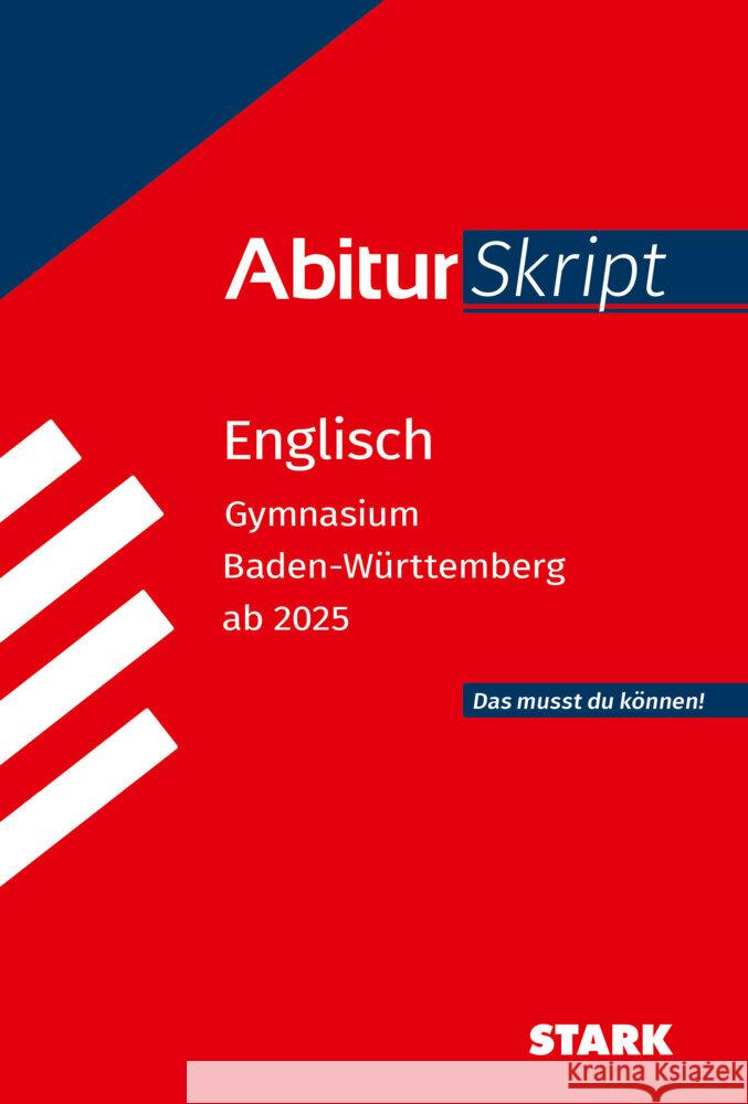 STARK AbiturSkript - Englisch - BaWü ab 2025 Corleis, Sonja 9783849059590 Stark Verlag - książka