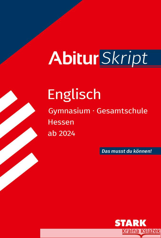 STARK AbiturSkript - Englisch - Hessen ab 2024  9783849056674 Stark Verlag - książka