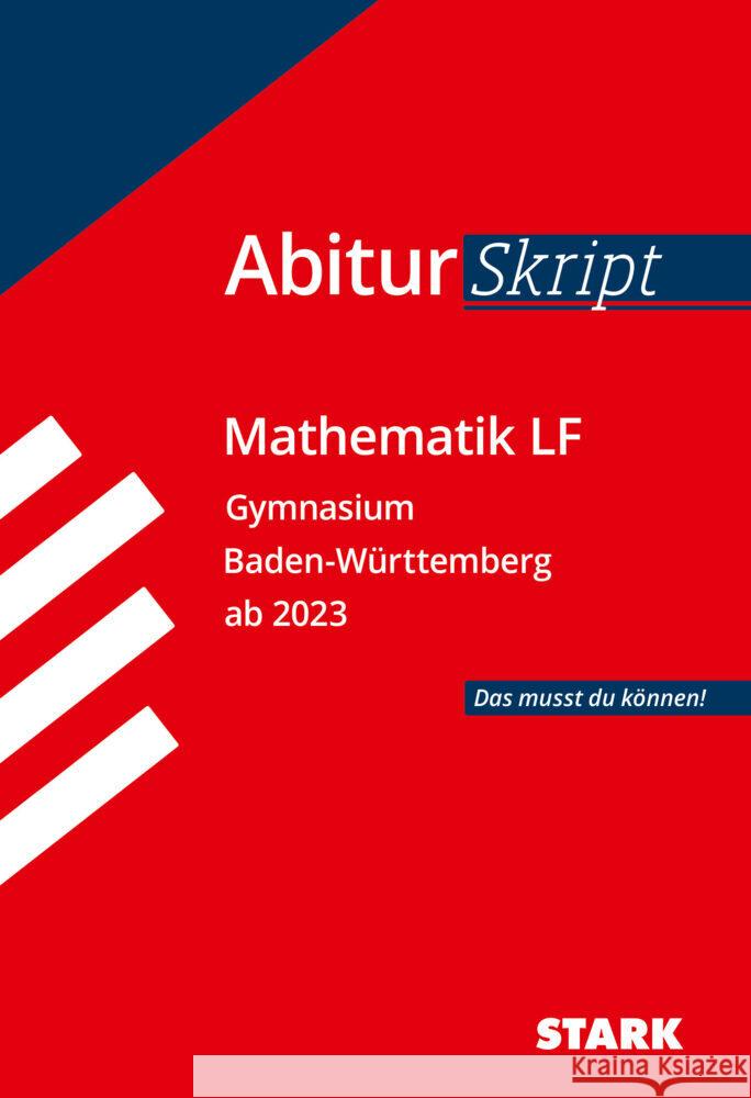 STARK AbiturSkript - Mathematik LF - BaWü  9783849056070 Stark Verlag - książka