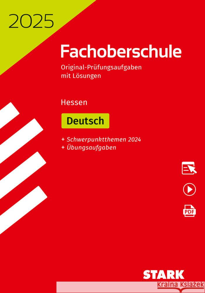 STARK Abschlussprüfung FOS Hessen 2025 - Deutsch, m. 1 Buch, m. 1 Beilage  9783849060831 Stark Verlag - książka