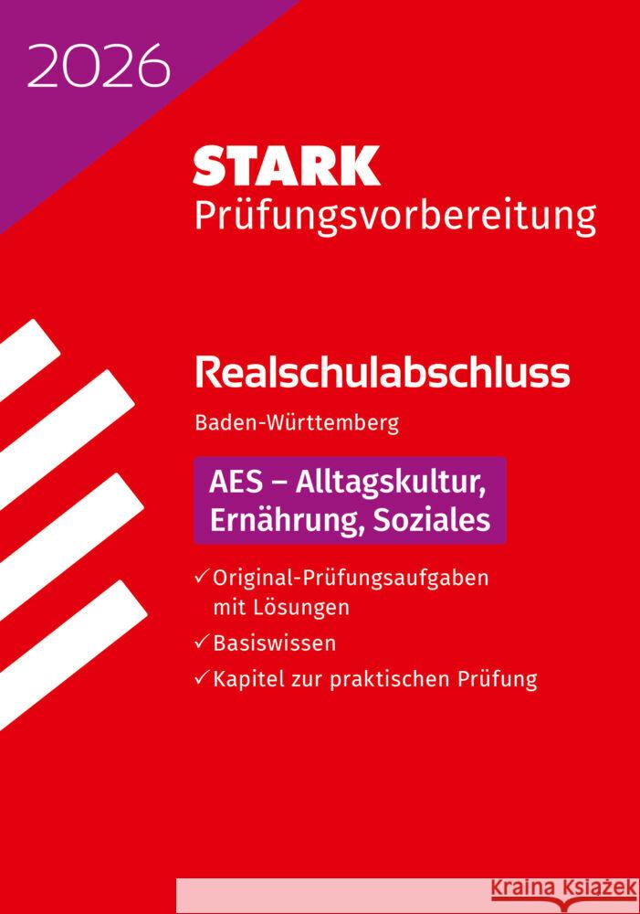 STARK AES - Realschulabschluss 2026 BW - Prüfungsvorbereitung  9783849063719 Stark Verlag - książka