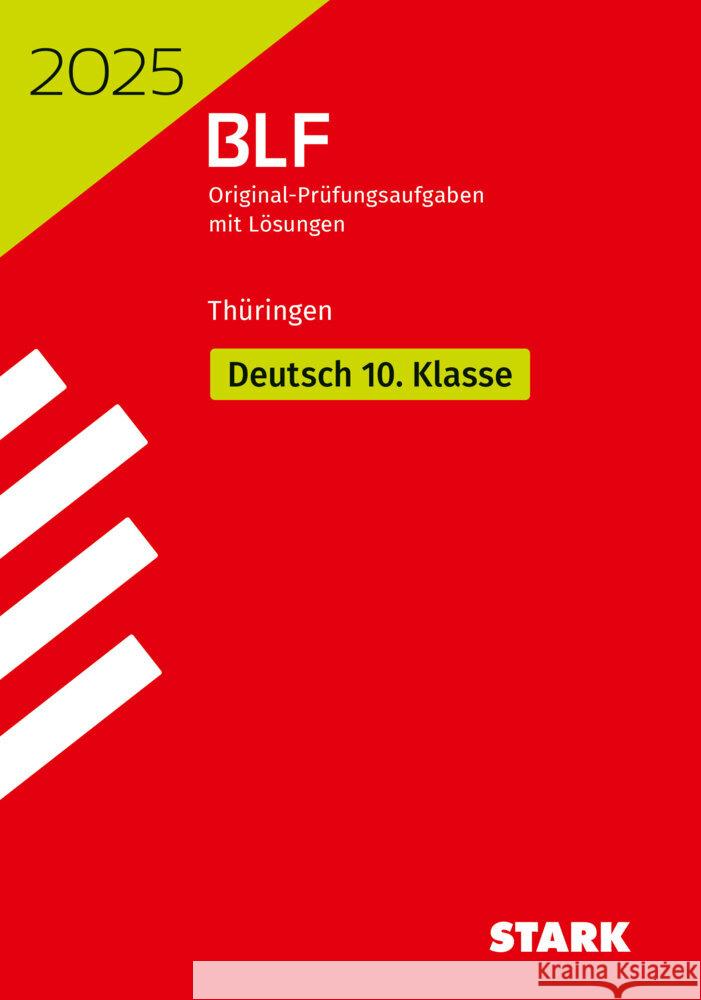 STARK BLF 2025 - Deutsch 10. Klasse - Thüringen  9783849062118 Stark Verlag - książka