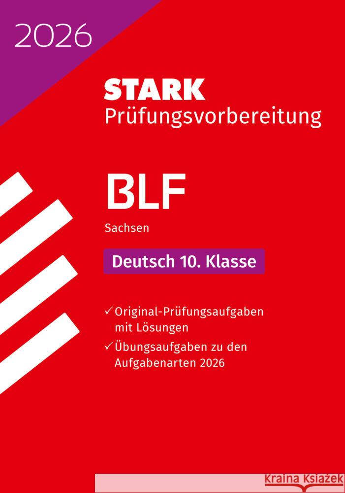 STARK Deutsch 10. Klasse - BLF Gymnasium 2026 Sachsen - Prüfungsvorbereitung  9783849064464 Stark Verlag - książka