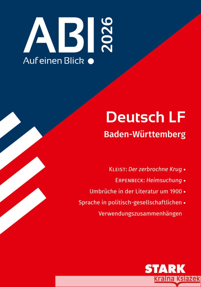STARK Deutsch - Abi - Auf einen Blick! 2026 BW  9783849062545 Stark Verlag - książka
