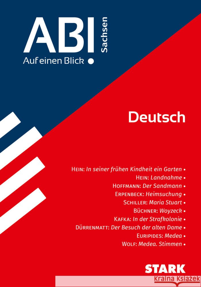 STARK Deutsch - Abi - Auf einen Blick! 2026 Sachsen  9783849062521 Stark Verlag - książka