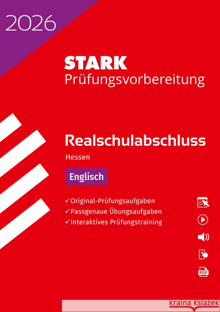 STARK Englisch - Realschulabschluss 2026 Hessen - Prüfungsvorbereitung, m. 1 Buch, m. 1 Beilage  9783849063399 Stark Verlag - książka