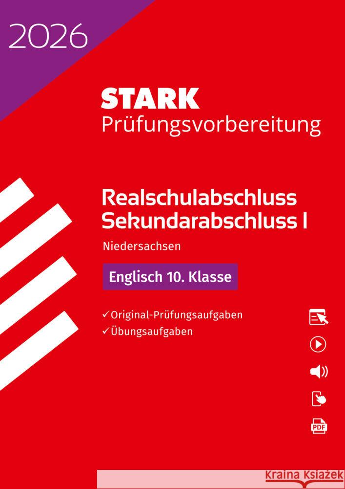 STARK Englisch - Realschulabschluss 2026 Niedersachsen - Prüfungsvorbereitung, m. 1 Buch, m. 1 Beilage  9783849062910 Stark Verlag - książka