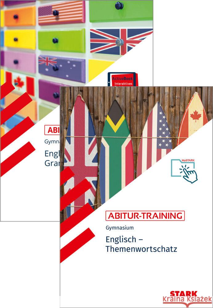 STARK Englisch Vorteilspaket - Abitur-Training - Grammatikübungen/Themenwortschatz, m. 1 Buch, m. 1 Beilage Jacob, Rainer 9783849062378 Stark Verlag - książka