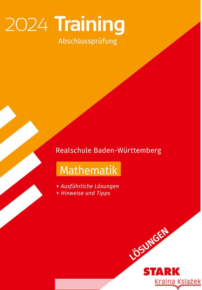 STARK Lösungen zu Training Abschlussprüfung Realschule 2024 - Mathematik - BaWü  9783849058210 Stark Verlag - książka