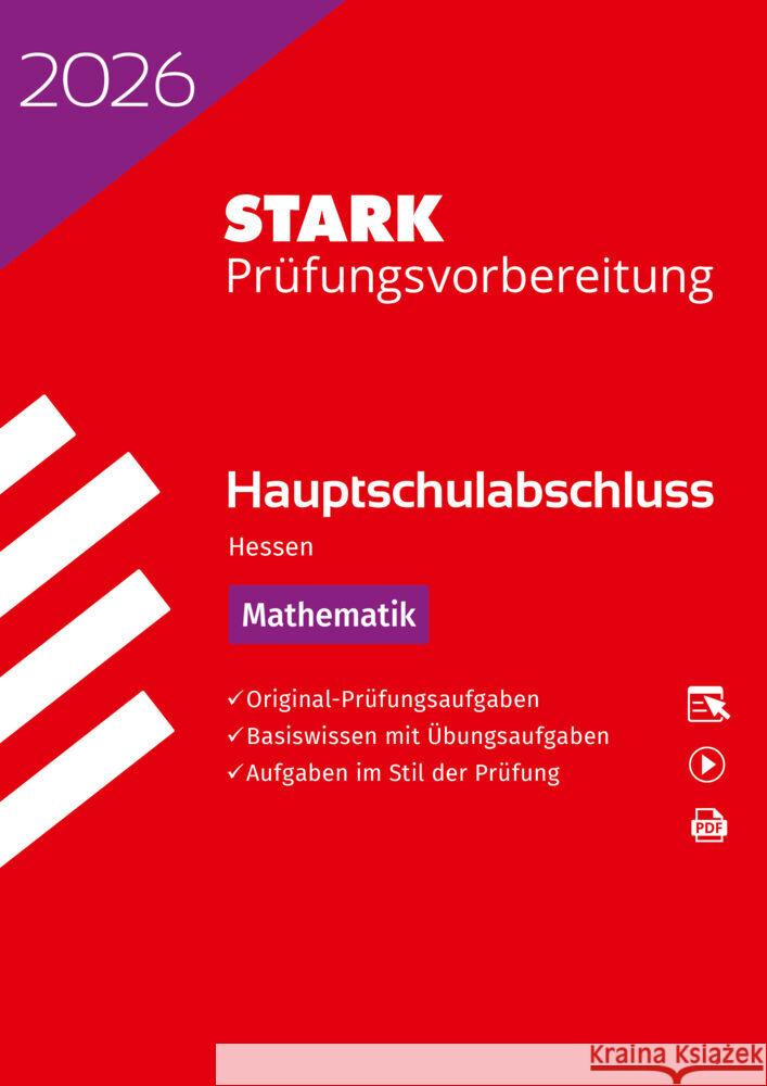 STARK Mathematik - Hauptschulabschluss 2026 Hessen - Prüfungsvorbereitung, m. 1 Buch, m. 1 Beilage  9783849063436 Stark Verlag - książka