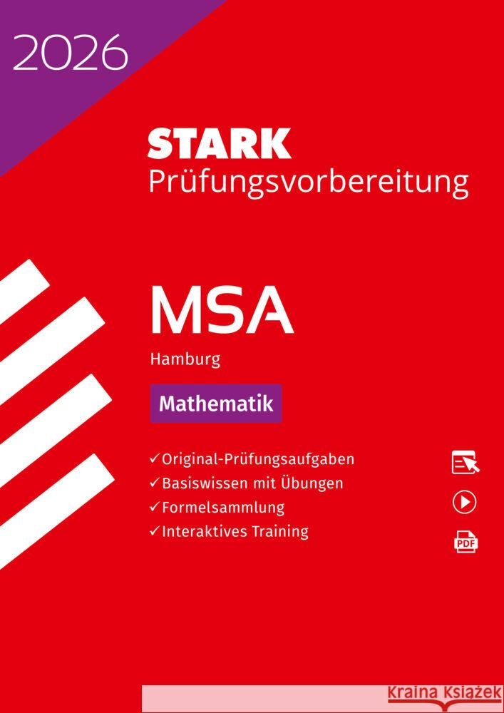 STARK Mathematik - MSA 2026 Hamburg - Prüfungsvorbereitung, m. 1 Buch, m. 1 Beilage  9783849062729 Stark Verlag - książka