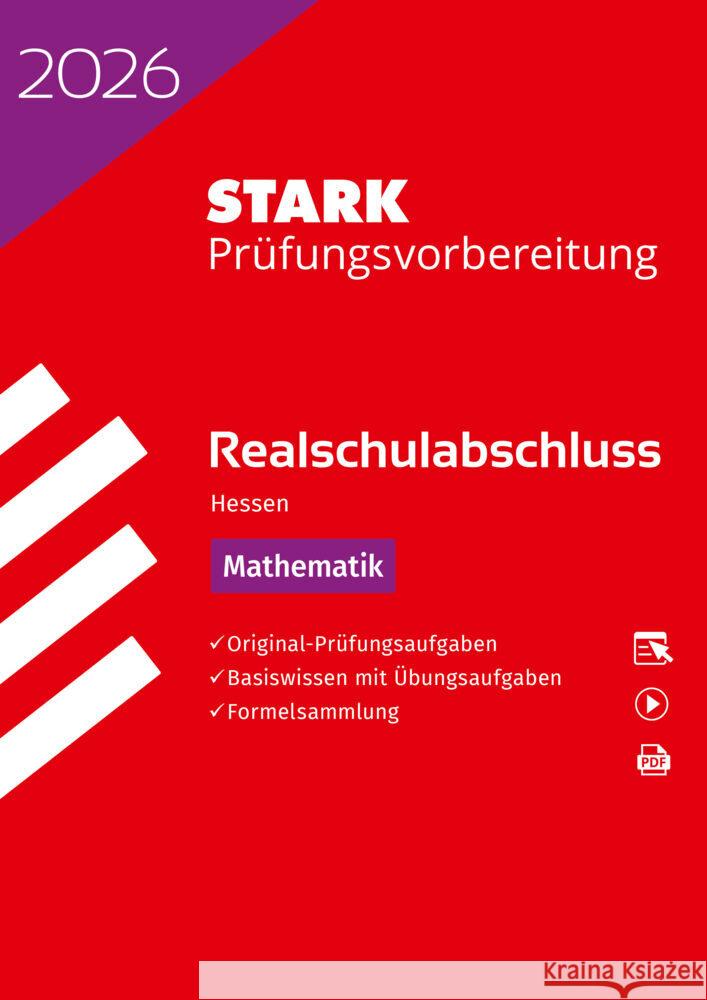 STARK Mathematik - Realschulabschluss 2026 Hessen - Prüfungsvorbereitung, m. 1 Buch, m. 1 Beilage  9783849063351 Stark Verlag - książka