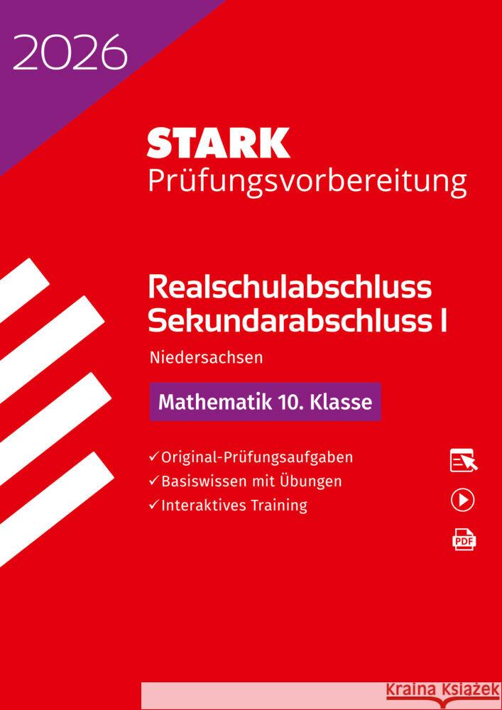 STARK Mathematik - Realschulabschluss 2026 Niedersachsen - Prüfungsvorbereitung, m. 1 Buch, m. 1 Beilage  9783849062873 Stark Verlag - książka
