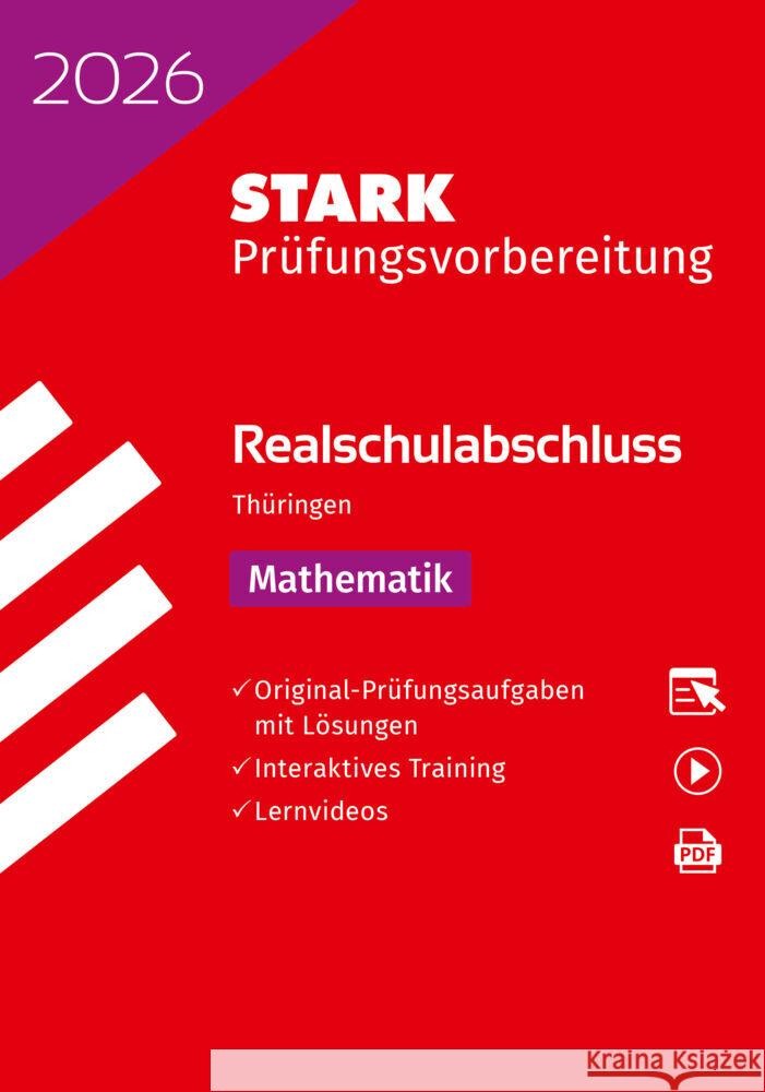 STARK Mathematik - Realschulabschluss 2026 Thüringen - Prüfungsvorbereitung, m. 1 Buch, m. 1 Beilage  9783849064556 Stark Verlag - książka