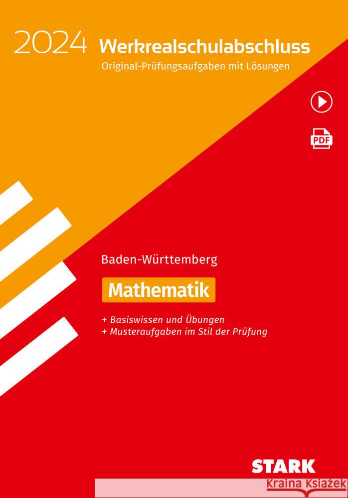 STARK Original-Prüfungen und Training Werkrealschulabschluss 2024 - Mathematik 10. Klasse - BaWü  9783849058289 Stark Verlag - książka