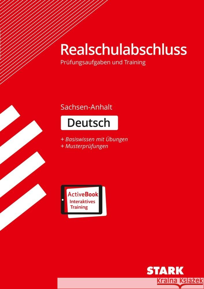 STARK Prüfungen und Training Realschulabschluss - Deutsch - Sachsen-Anhalt  9783849046903 Stark Verlag - książka