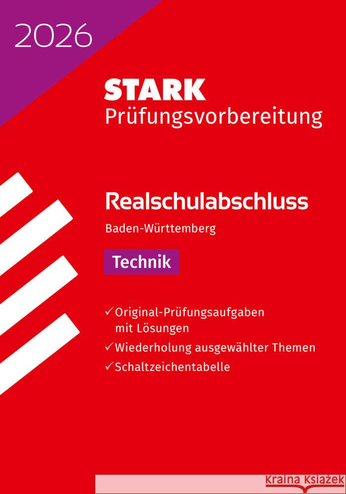 STARK Technik - Realschulabschluss 2026 BW - Prüfungsvorbereitung  9783849063726 Stark Verlag - książka