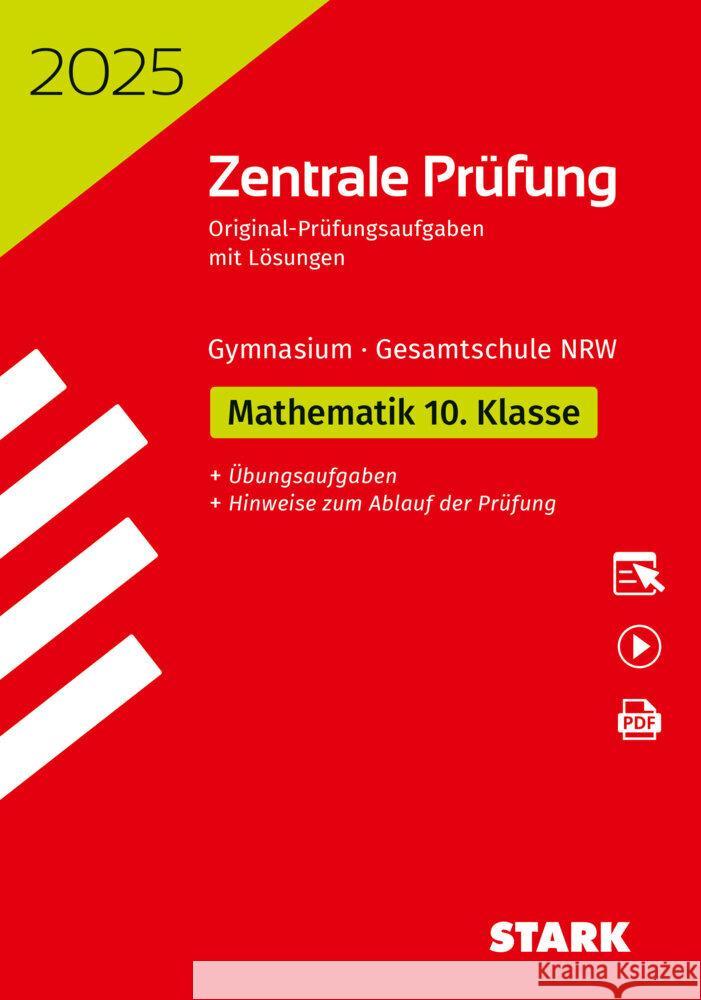 STARK Zentrale Prüfung 2025 - Mathematik 10. Klasse - NRW, m. 1 Buch, m. 1 Beilage  9783849060688 Stark Verlag - książka