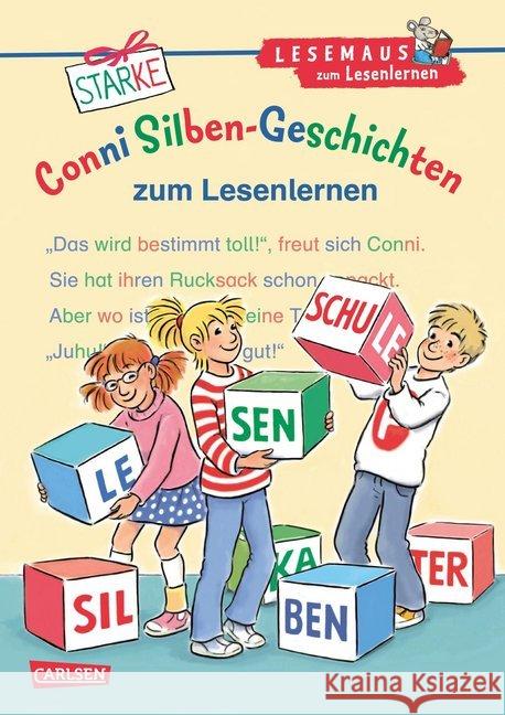 Starke Conni Silben-Geschichten zum Lesenlernen Boehme, Julia 9783551066381 Carlsen - książka