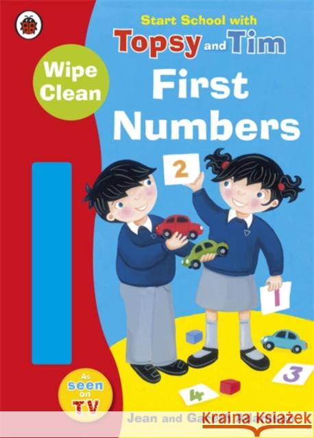 Start School with Topsy and Tim: Wipe Clean First Numbers Jean Adamson 9781409309253 Penguin Random House Children's UK - książka