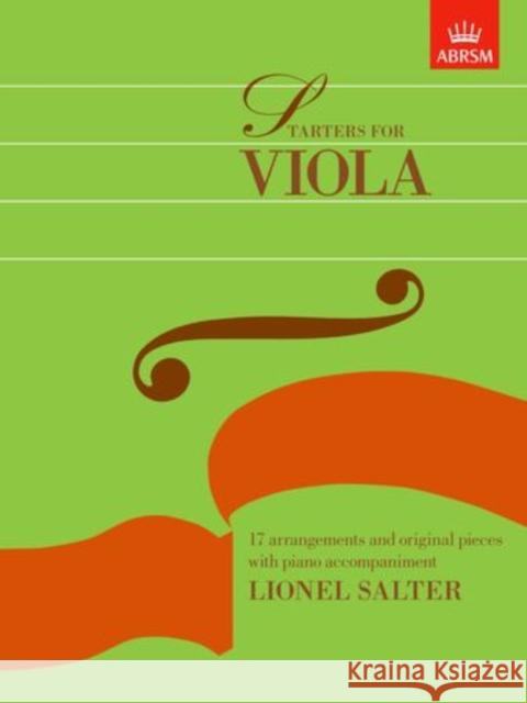 Starters for Viola  9781854723963 Associated Board of the Royal Schools of Musi - książka