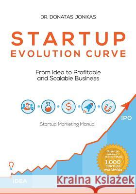 Startup Evolution Curve From Idea to Profitable and Scalable Business: Startup Marketing Manual Jonikas, Donatas 9781544809182 Createspace Independent Publishing Platform - książka