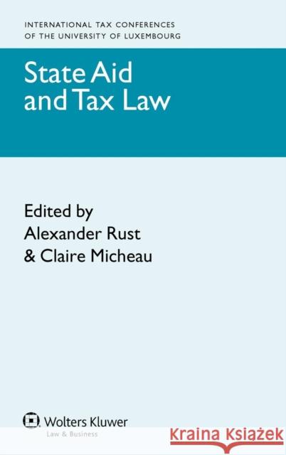 State Aid and Tax Law Alexander Erust Claire Micheau 9789041145574 Kluwer Law International - książka