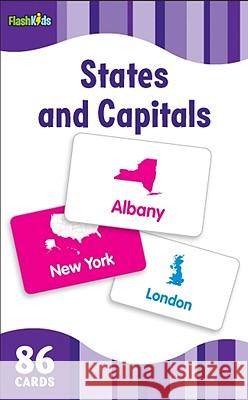 States and Capitals Flash Cards Flash Kids Editors 9781411434851 Flash Kids - książka