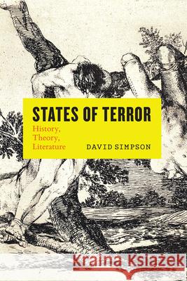 States of Terror: History, Theory, Literature David Simpson 9780226600222 University of Chicago Press - książka